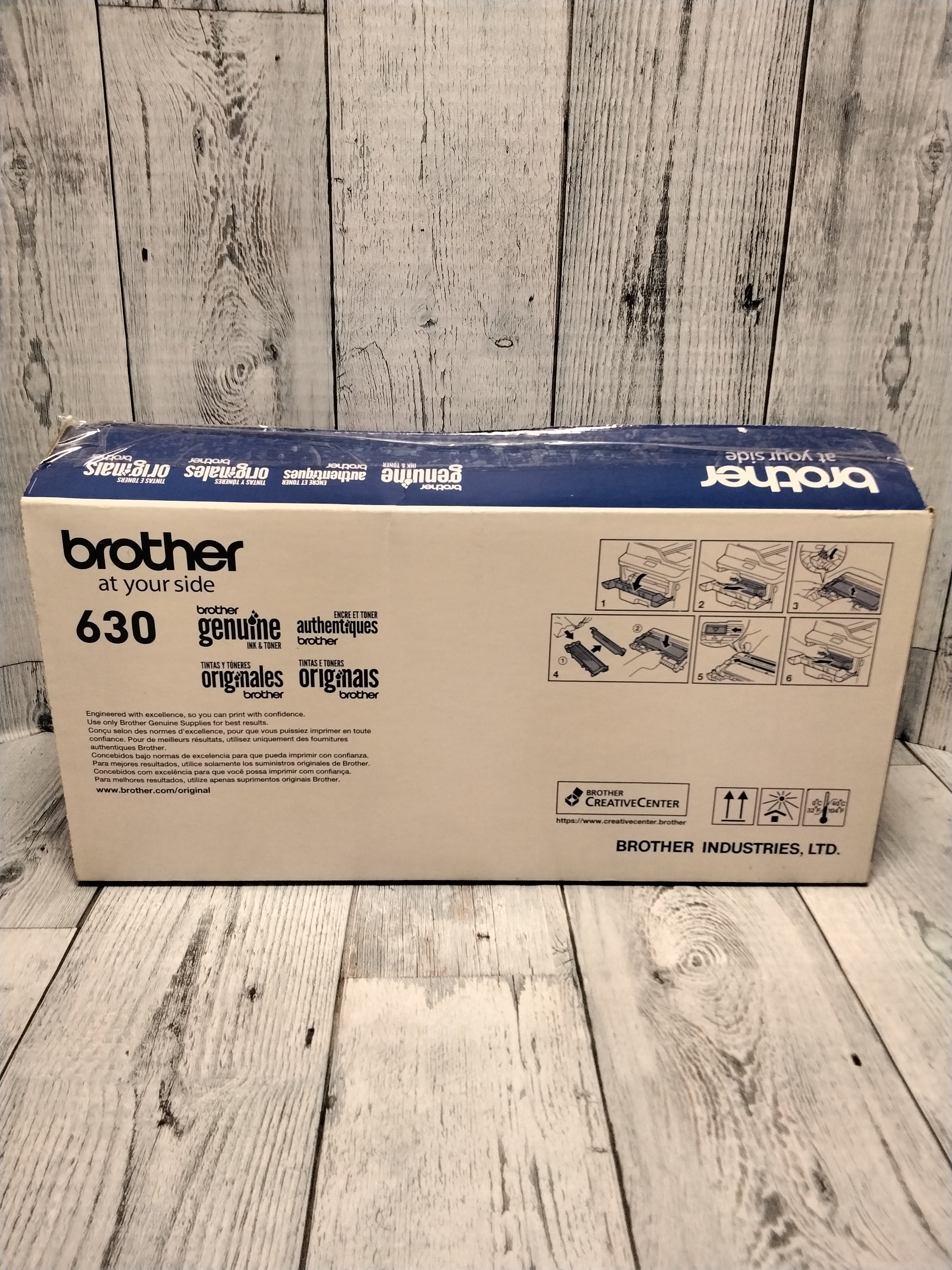 Brother Genuine Standard Yield Toner Cartridge, TN630, Replacement Black Toner (7849734406382)